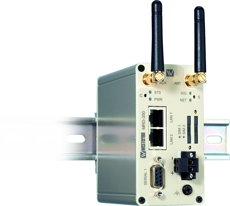O router de banda larga móvel industrial da Westermo proporciona acesso de alta velocidade fiável a sistemas e dispositivos remotos